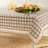 Linhart Checkered Cotton Blend Tablecloth-593755795-593755796