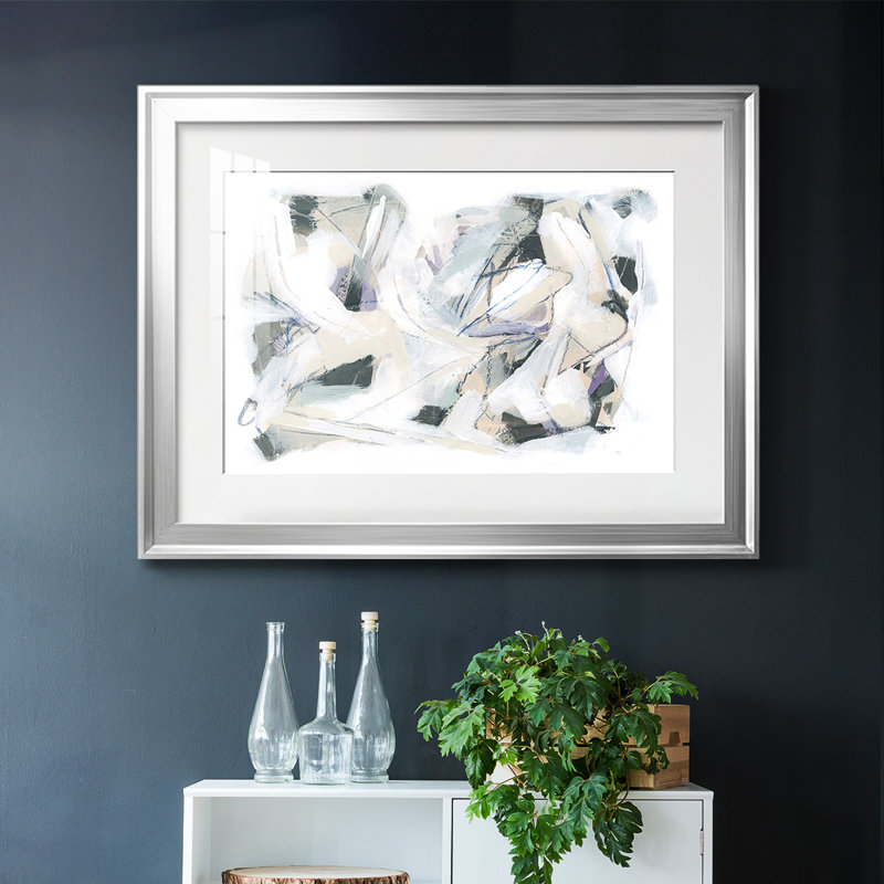 Encadrement en I de l'Arctique Helix, Argent, H 19 po x l 27 po x P 1,5 po