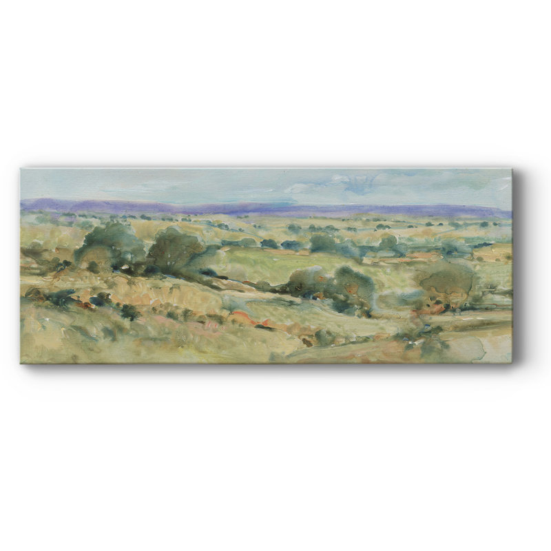Doux ciel lavande I sur toile, H 12 po x l 30 po x P 1,5 po