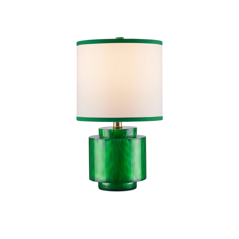 Beryl Standard Table Lamp, Green Swirl