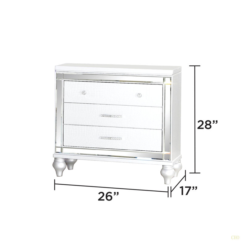 Table de chevet avec cadre Sterling Sterling