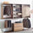 Devi Oak Wall Mounted Wood Closet System