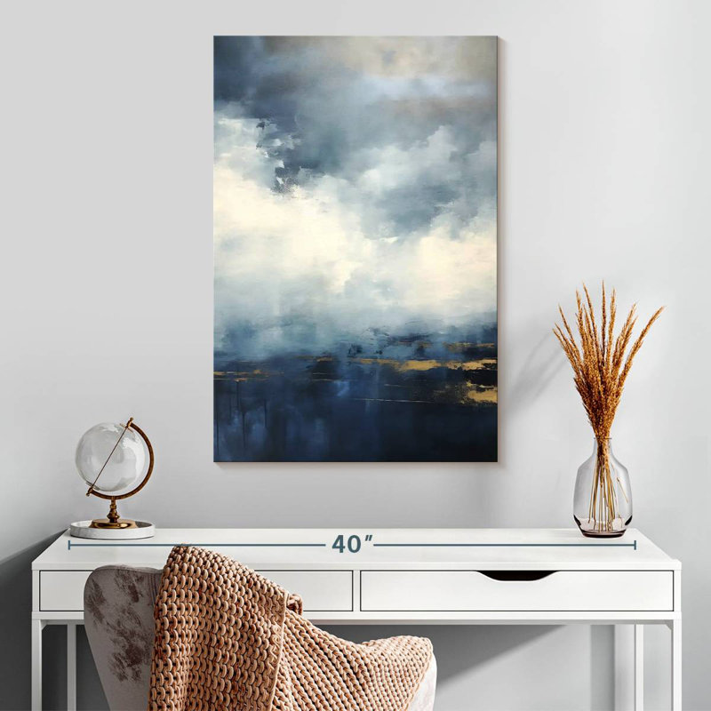 Gilded Clouds I, 30" H x 20" W