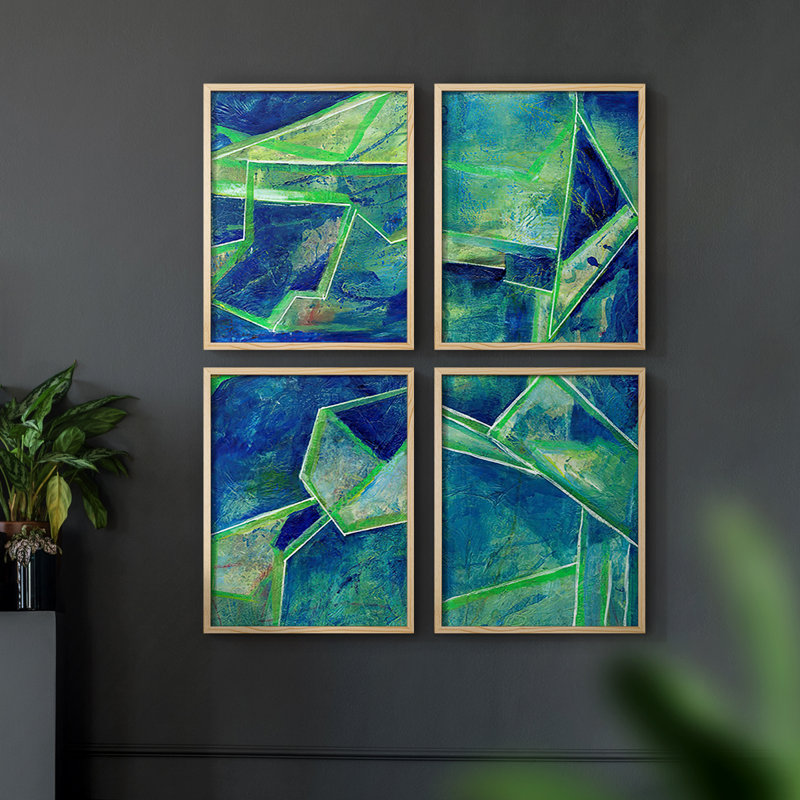«Tilt Shift III», ensemble de 4 reproductions encadrées, H 14 po x l 44 po