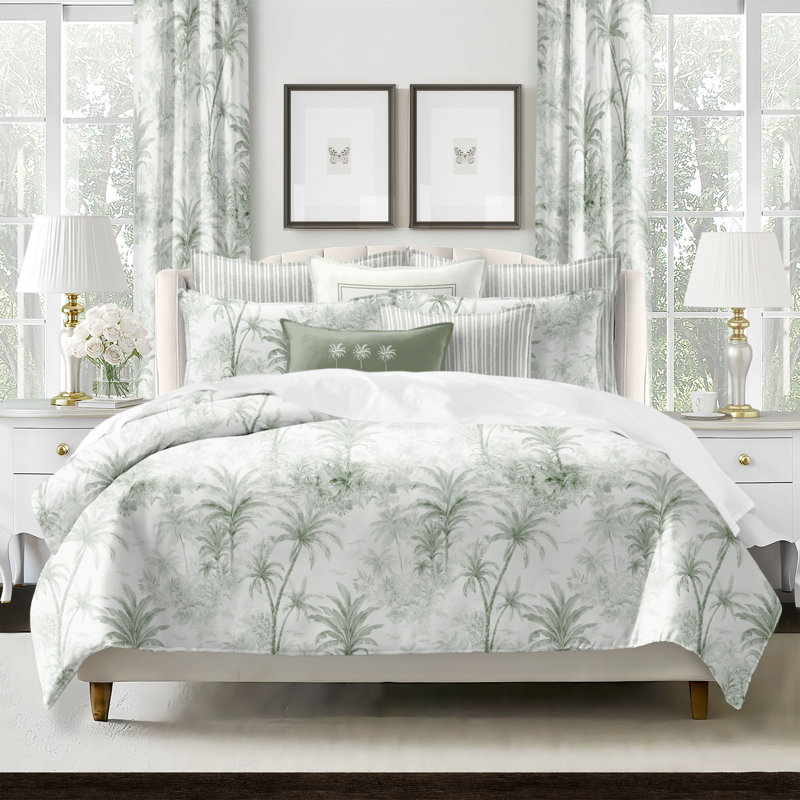 Palmora Sweet Grass, Queen Duvet Cover + 7 Additional Pieces