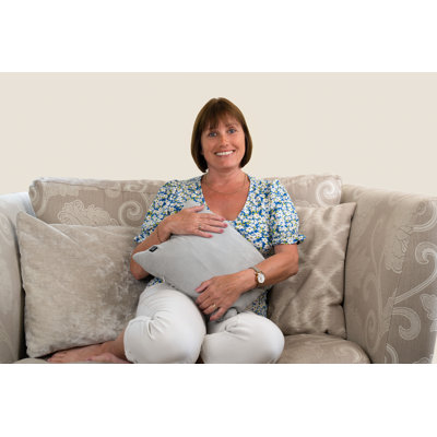 Ekjot Rectangular Lumbar Cushion Cushion With Filling