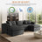 Boneless 105" Cloud Modular Sectional Sofa -678345093