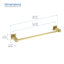 Porte-serviettes mural 20 po Cube Bathroom-65206832