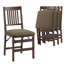 Chaises de salle à manger pliantes rembourrées et empilables avec structure en bois massif, sans assemblage-133867983