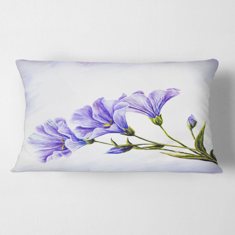 Housse et insert de coussin rectangulaire Wildflowers