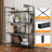 4 Tier Bookshelf, Large Bookcase with Steel Frame, Industrial Book Shelves for Home Office, Living Room-709547809