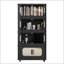 Armoire de rangement pliante de 20 pouces de large avec 4 niveaux, porte magnétique et roulettes pour une organisation polyvalente-1241155018