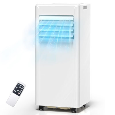 10,000 BTU Portable Air Conditioner - 450 Sq. Ft. Coverage, 4-In-1, Powerful Cool, Sleep Mode, 24H Timer, Window Kit For Bedroom/Apartment