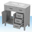 Ensemble de meuble-lavabo simple 36 po Jermey-126213081-127123465