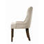 Chaise d'intérieur, chaises rembourrées 2 pièces avec garniture cloutée, chaises d'appoint capitonnées pour la salle à manger