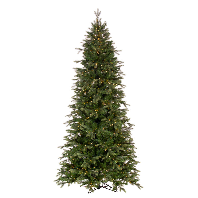 Vickerman Artificial Slim Douglas Fir Christmas Tree, 9 ft