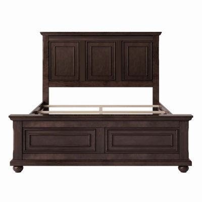 Traditional Town and Country Style Pinewood Vintage Tall Headboard Bed Frame