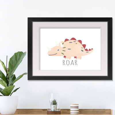 Roar Simple Dino, art encadré différent