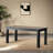 Solid wood black simple dining tables sets-102619902
