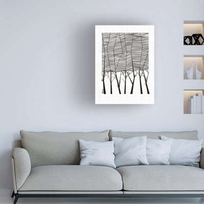 Bolog Ishita Banerjee Cypress Trees Canvas Art