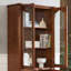 Bibliothèque rétro en bois massif sculpté