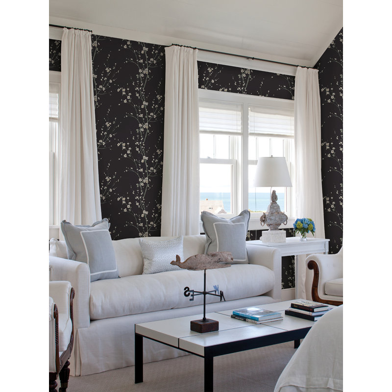 Rouleau de papier peint Belvidere Kimberlee, Noir