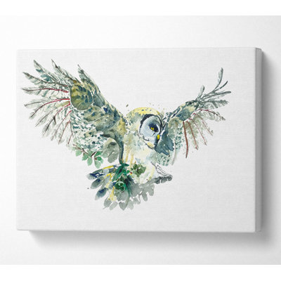 The Forest Owl - Wrapped Canvas Print