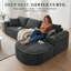 3 Seater Fabric Corner Sectional-128842363-128842366