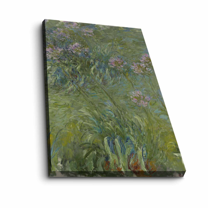 Claude Monet - peinture sur toile tendue