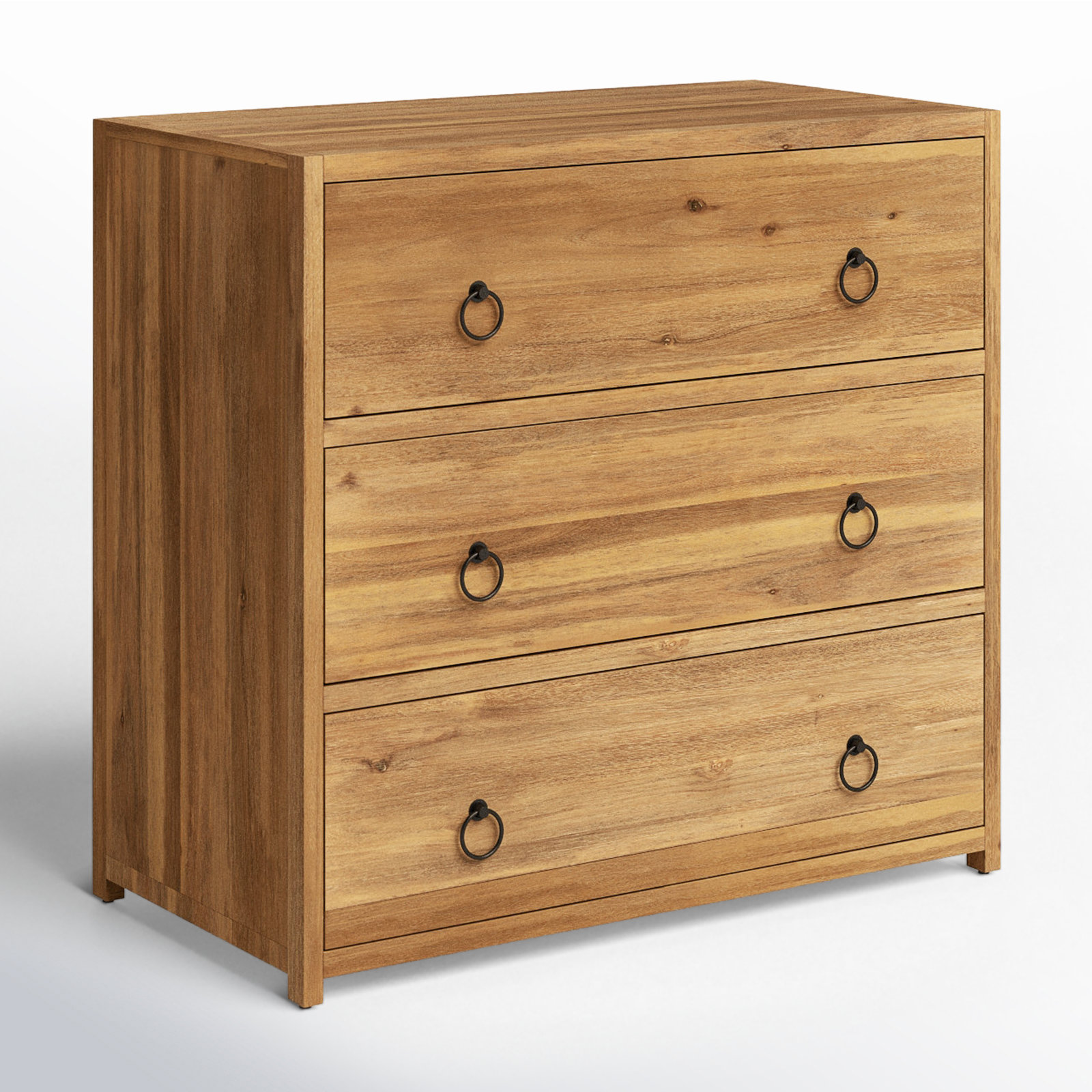 Elin 34" 3-Drawer Dresser, Natural