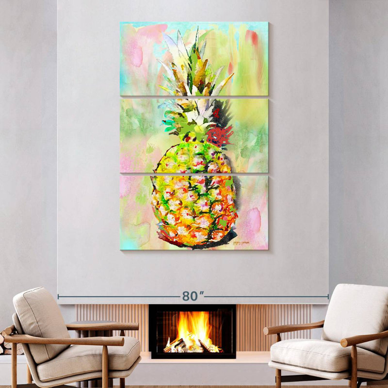Sunshine Pineapple, 74" H x 48" W
