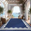 Tapis bordeaux réversible, facile à nettoyer, imperméable et résistant aux rayons UV-1175949802-1175949810