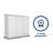 Absco Space Saver 7' W x 3' D Metal Galvanized Steel Weather Resistant Lean-To Storage Shed Surfmist-111668718