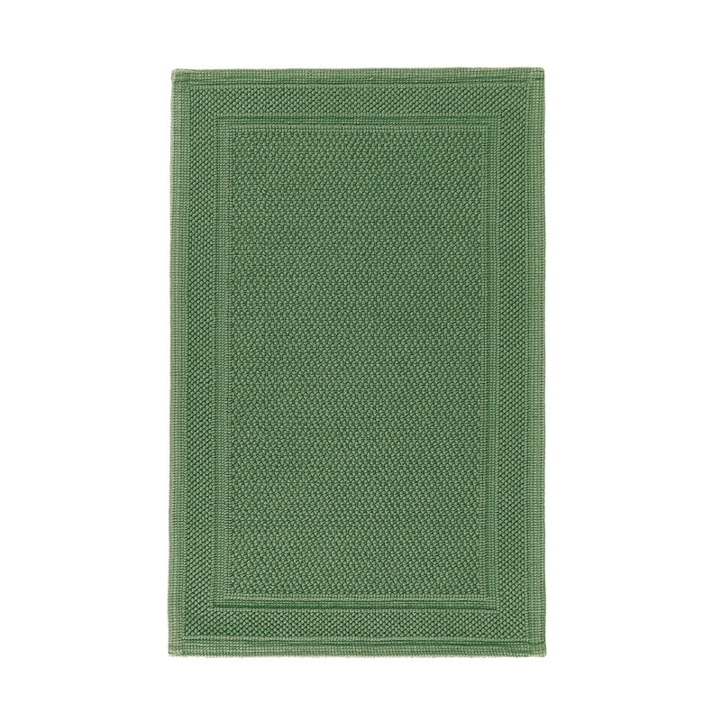 Bee Waffle Bath Rug, 20" W x 31" L, Jade