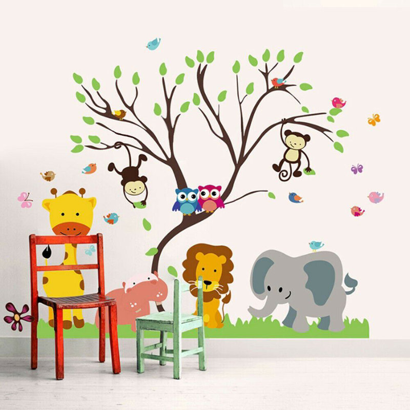 Animals Non-Wall Damaging Wall Decal