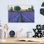 «Lavender Field II» par Tim O'Toole, art mural en verre acrylique