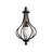 Kensington 1 - Light Bronze Single Pendant