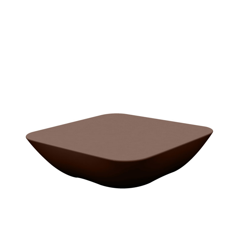 Table basse en plastique Pillow, Bronze