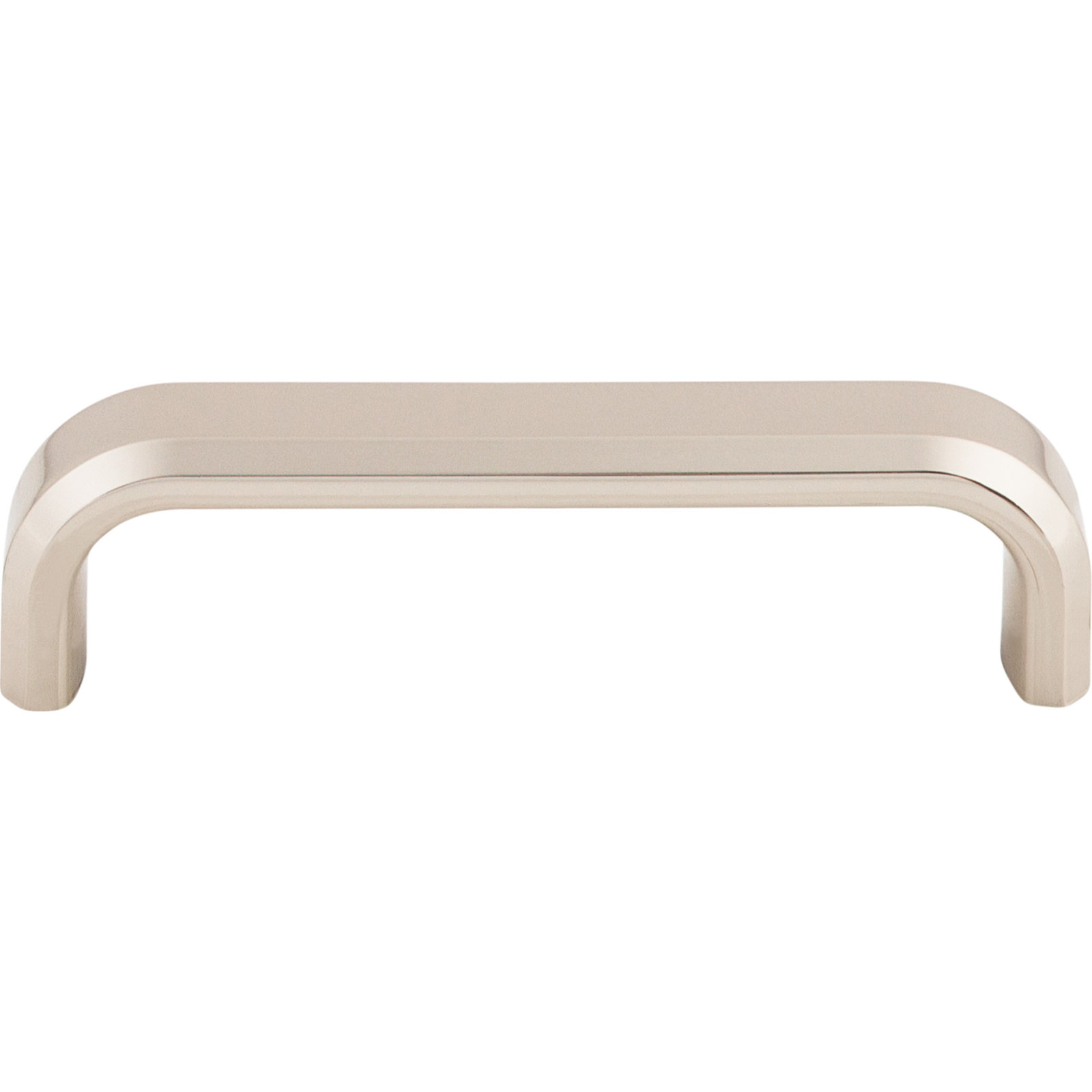 Telfair Bar Cabinet Pull, Polished Nickel, 3 3/4" Center to Center