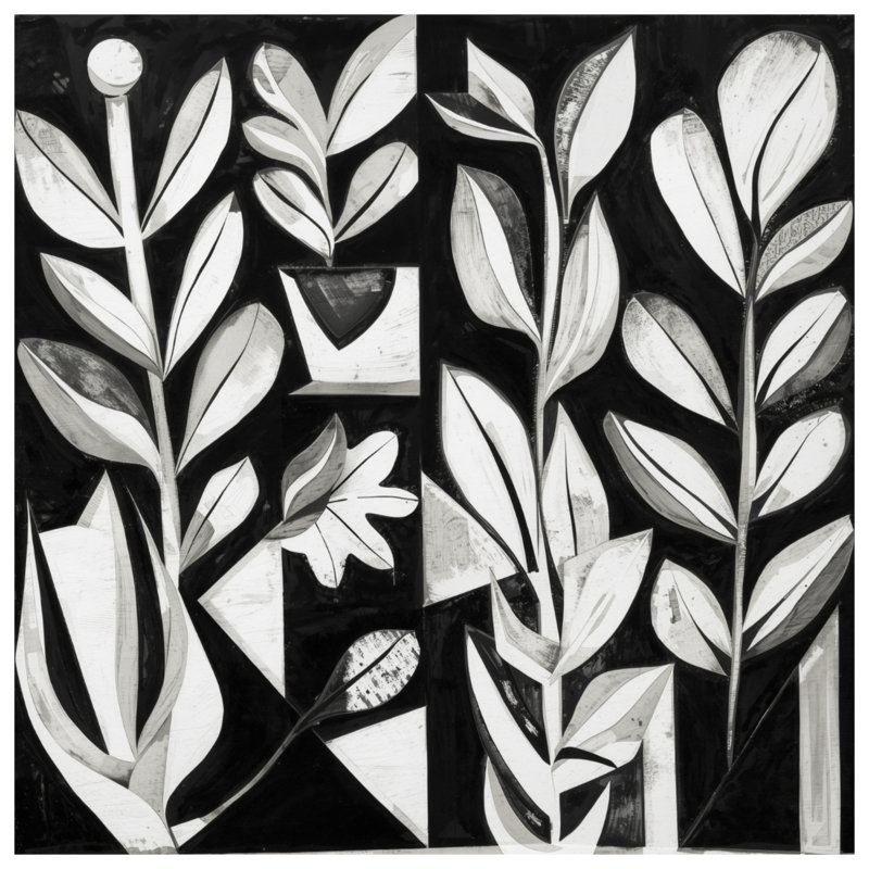 Édredon noir et blanc, Simple extra long