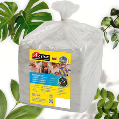6 lb Bright White Paper Mache Mix