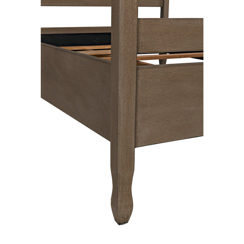 Venice Solid Wood Four Poster Bed, Weathered, Queen