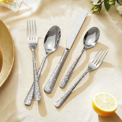 60 Piece 18/10 Stainless Steel Flatware Set, Service For 12