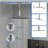 10" Ceiling Mount Ultra Thin Rainfall Shower Head 2.5 GPM Square Overhead Shower-101692202