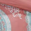 Édredon corail avec draps - Literie de grand médaillon bohémien