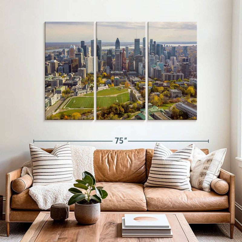 Nicci Montreal Skyline, 42" H x 65" W