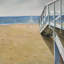 Paysage marin - Toile encadrée bord de mer pour la décoration intérieure-524132489