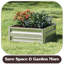 Lit de jardin surélevé galvanisé Pure Garden - Jardinière pour jardin surélevée pour jardin, jardin-116617623