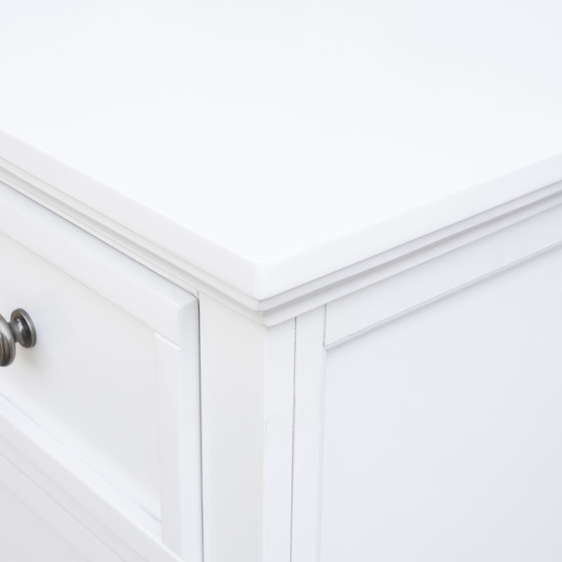 Lavenia 5 Drawer Chest, White