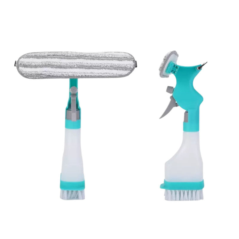 4-In-1 Scraper Brush Spray Brush Blue